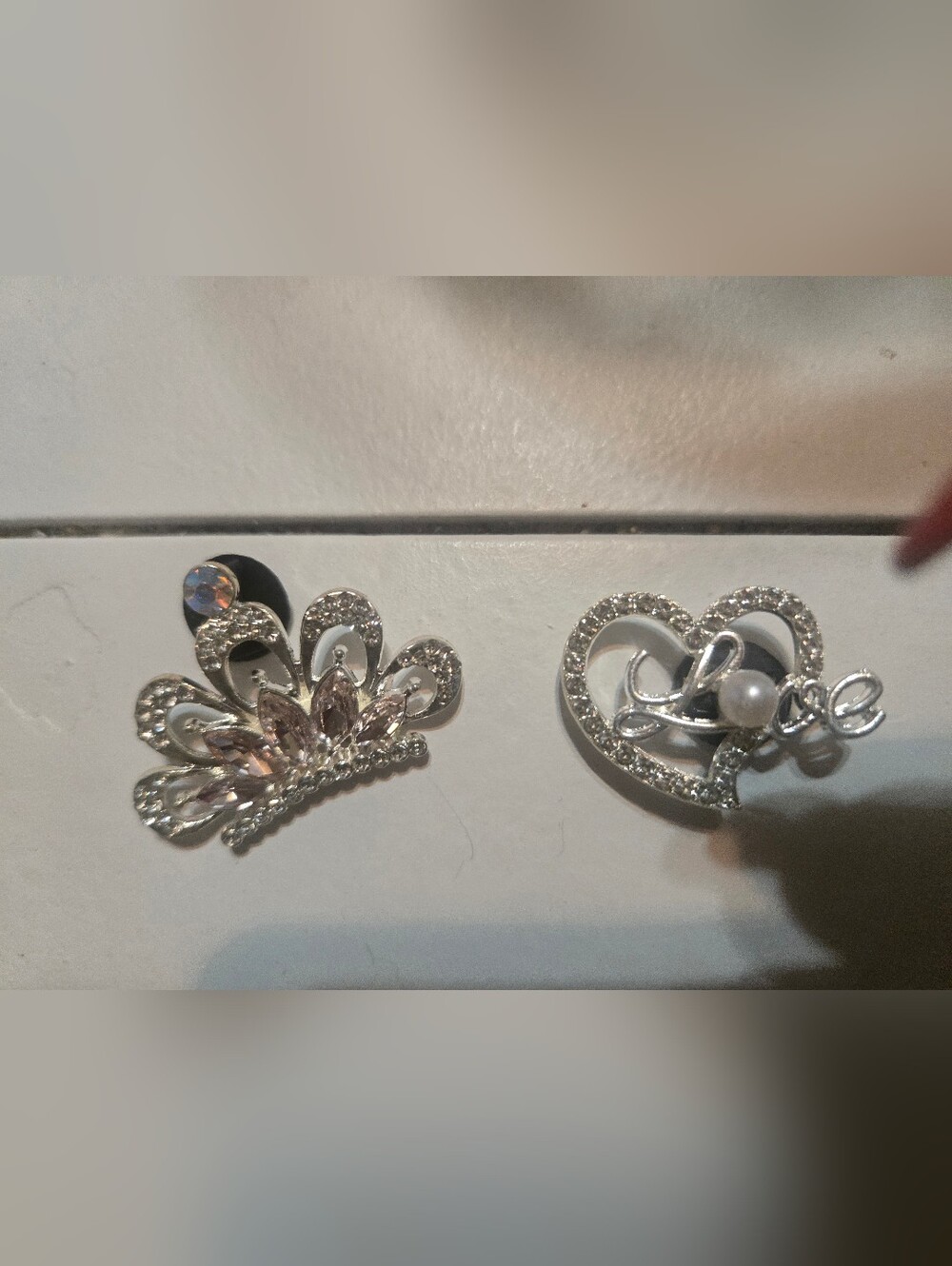 Jibbitz Silver Bling Shoe Charms